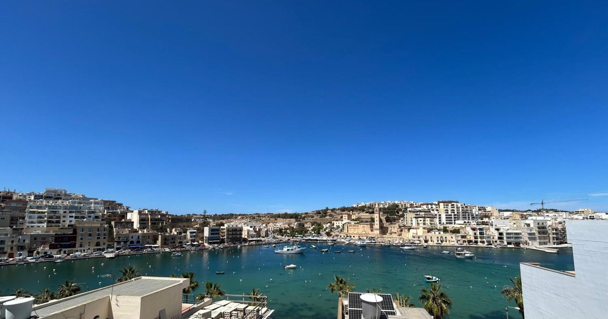 Апартаменти Seaview Setters Penthouse Марсаскала Екстер'єр фото