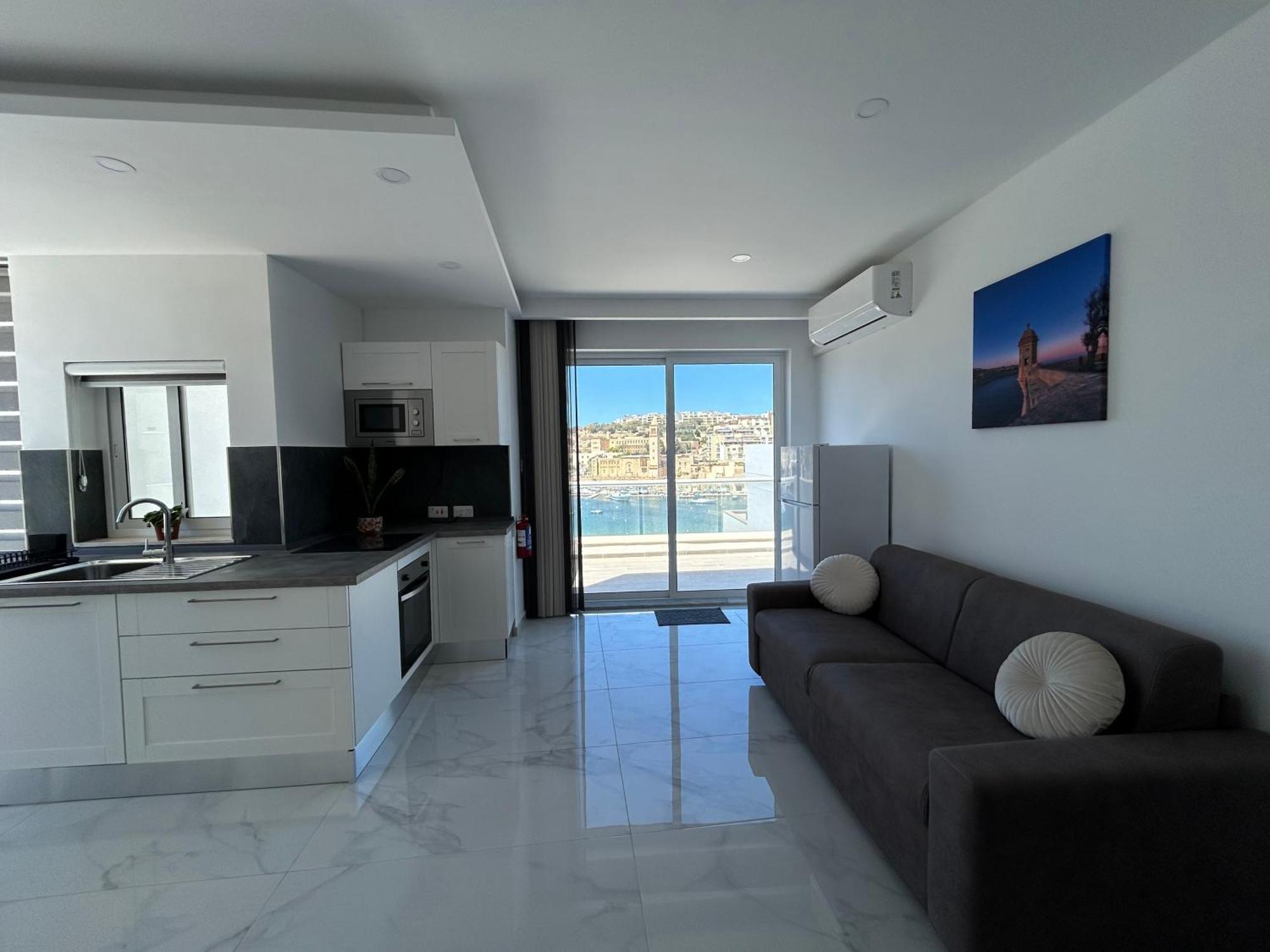 Апартаменти Seaview Setters Penthouse Марсаскала Екстер'єр фото